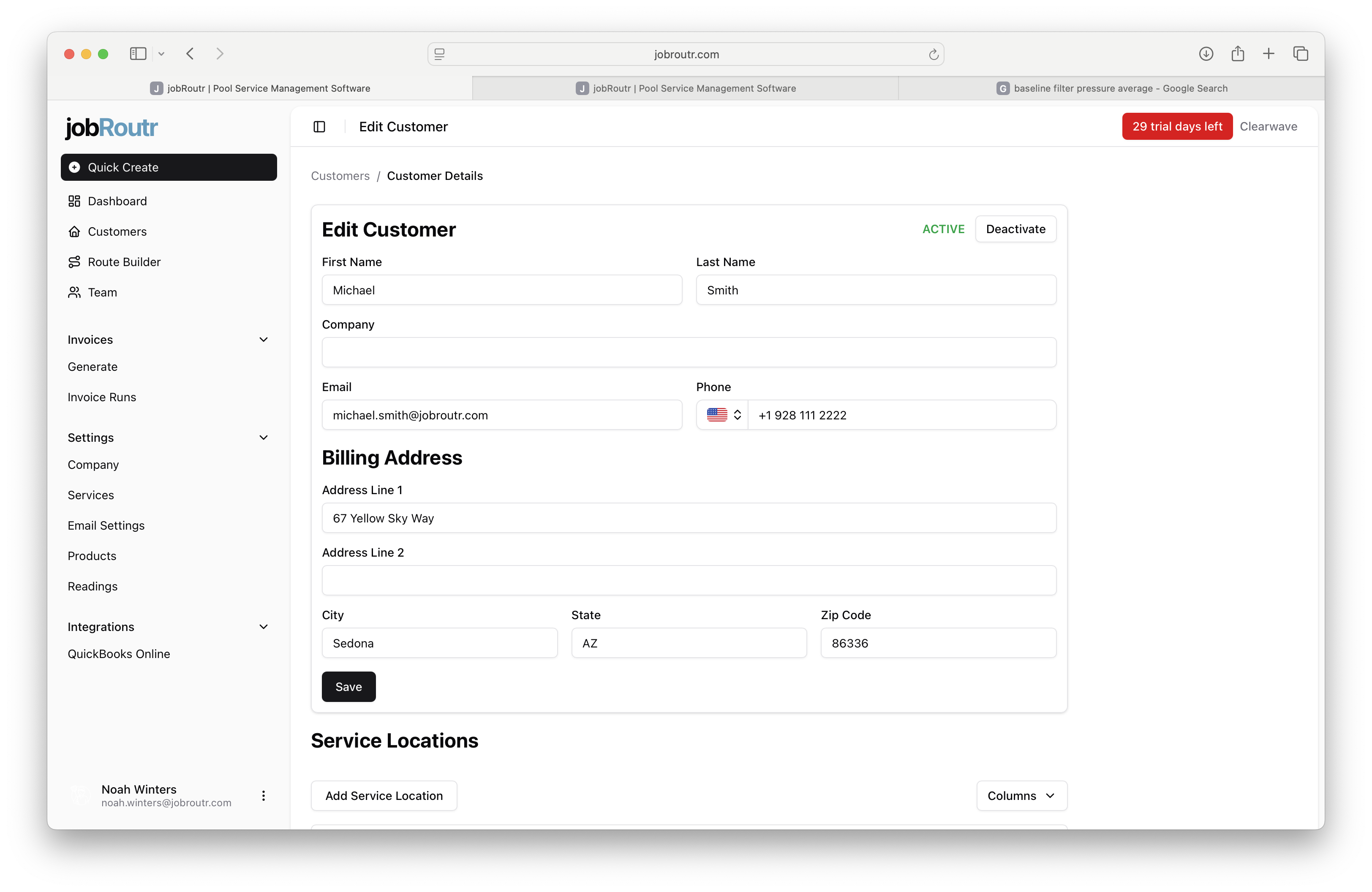 Edit Customer Details