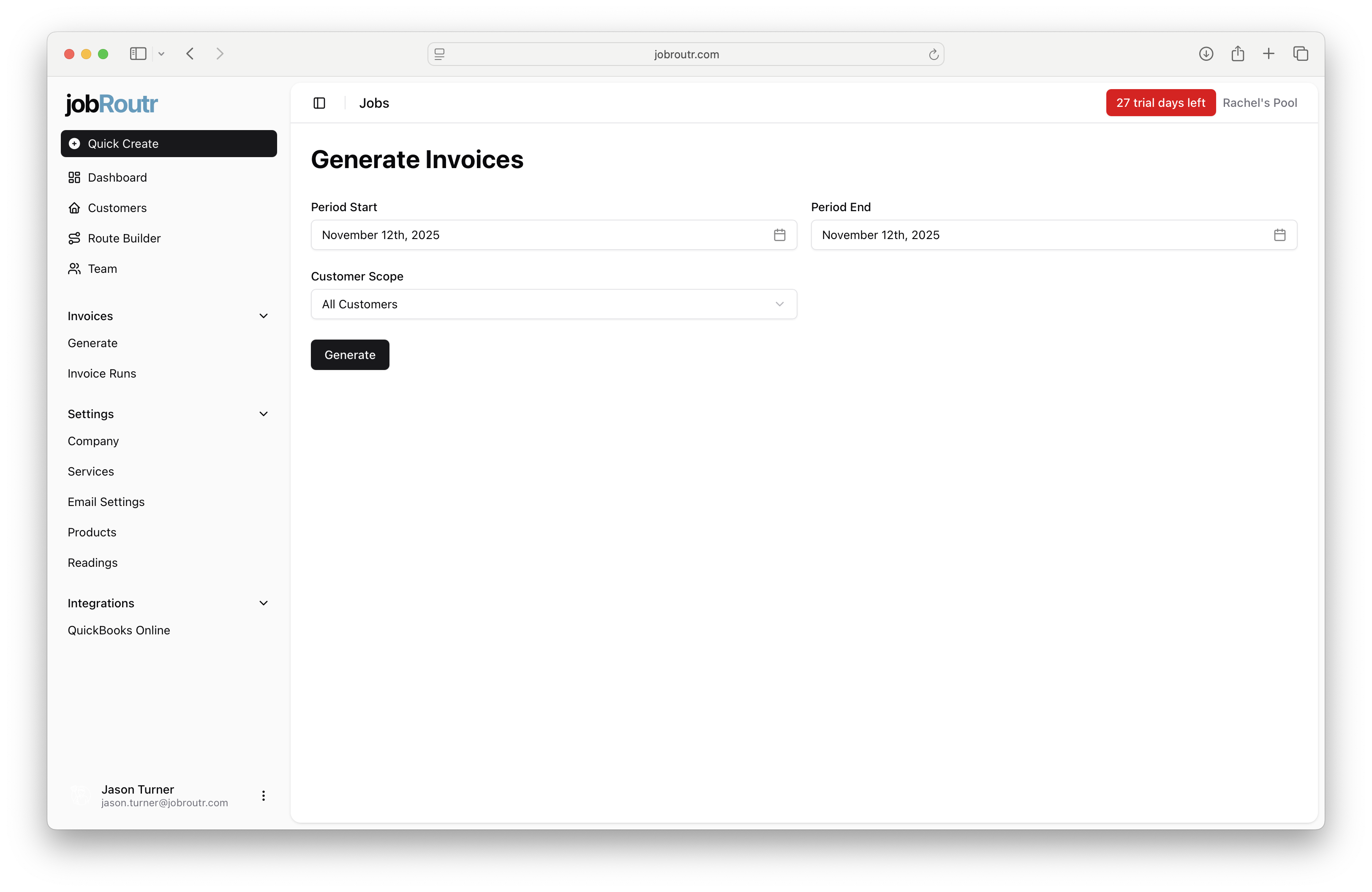 Configure Invoice Settings